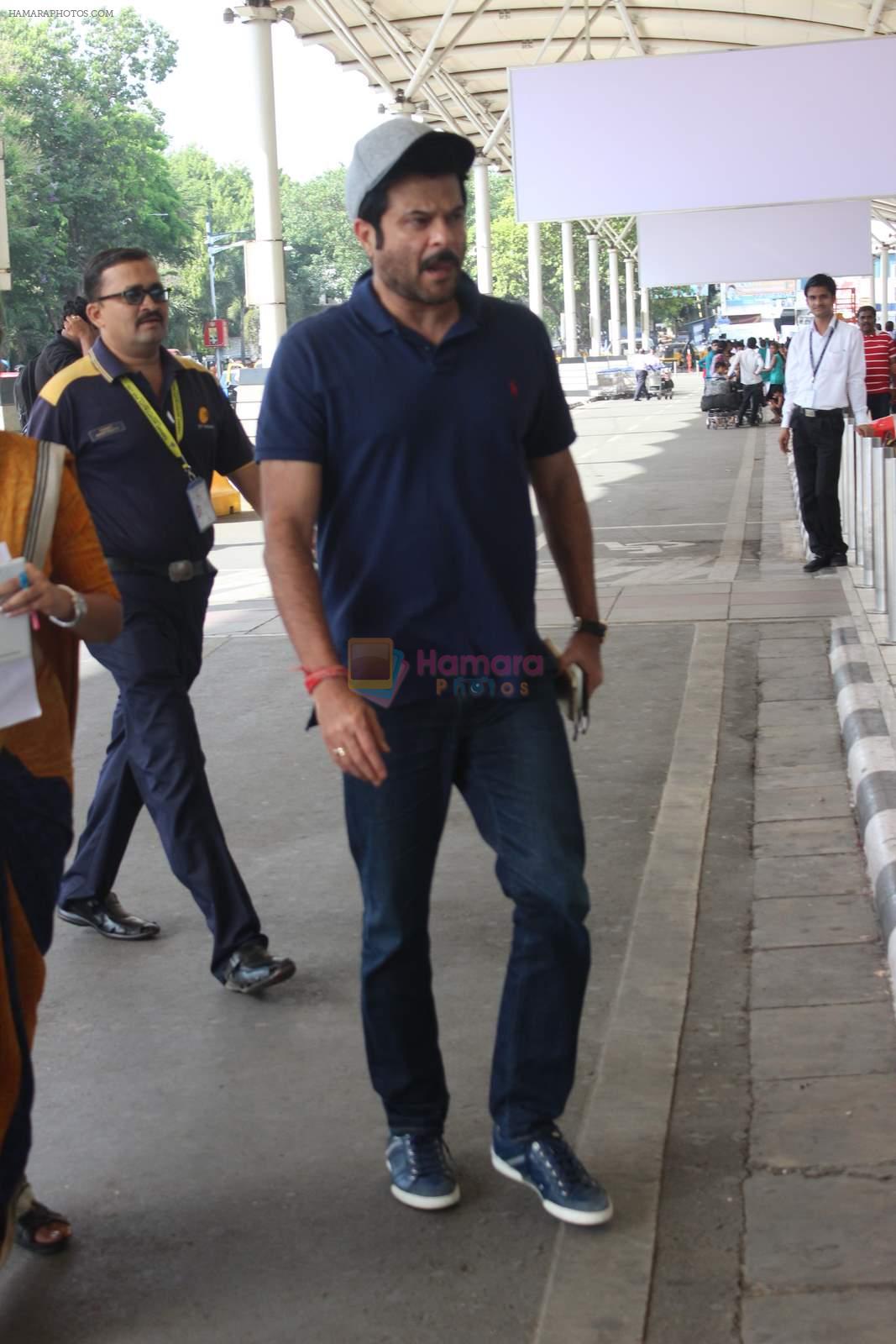 Anil Kapoor snapped at Mumbai Airport on 2nd May 2015