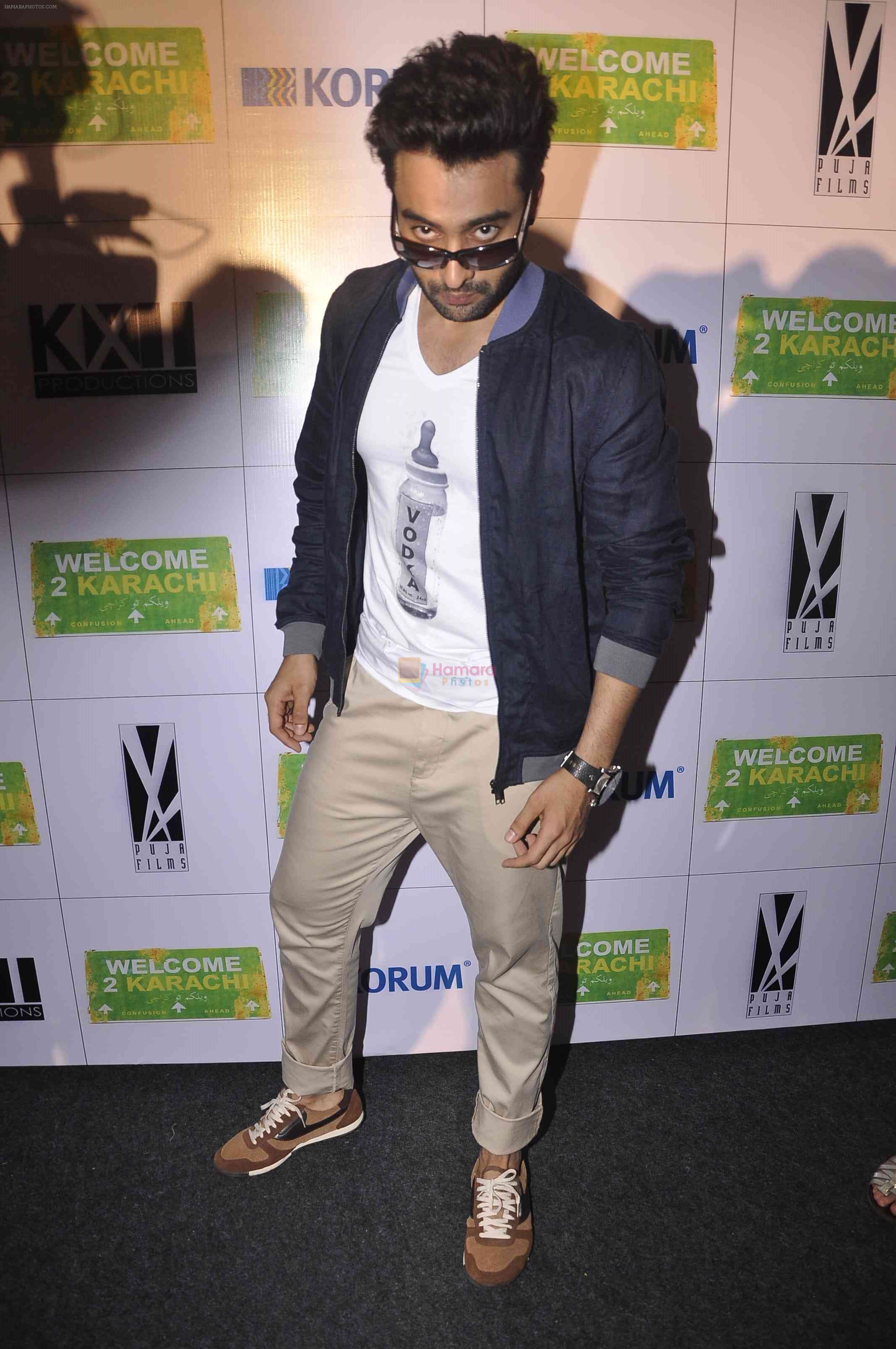 Jackky Bhagnani at promotions for welcome to karachi in thane on 2nd May 2015