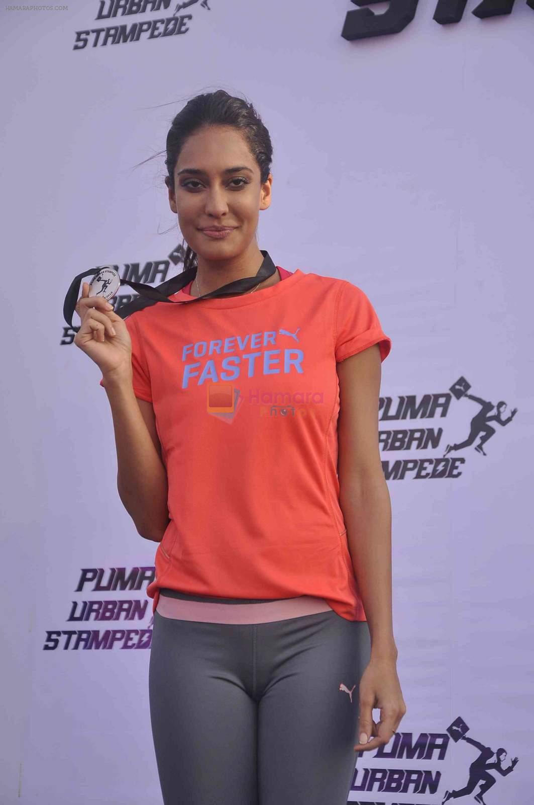 Lisa Haydon grace the Puma Urban Stampede event in Mumbai on 4th May 2015