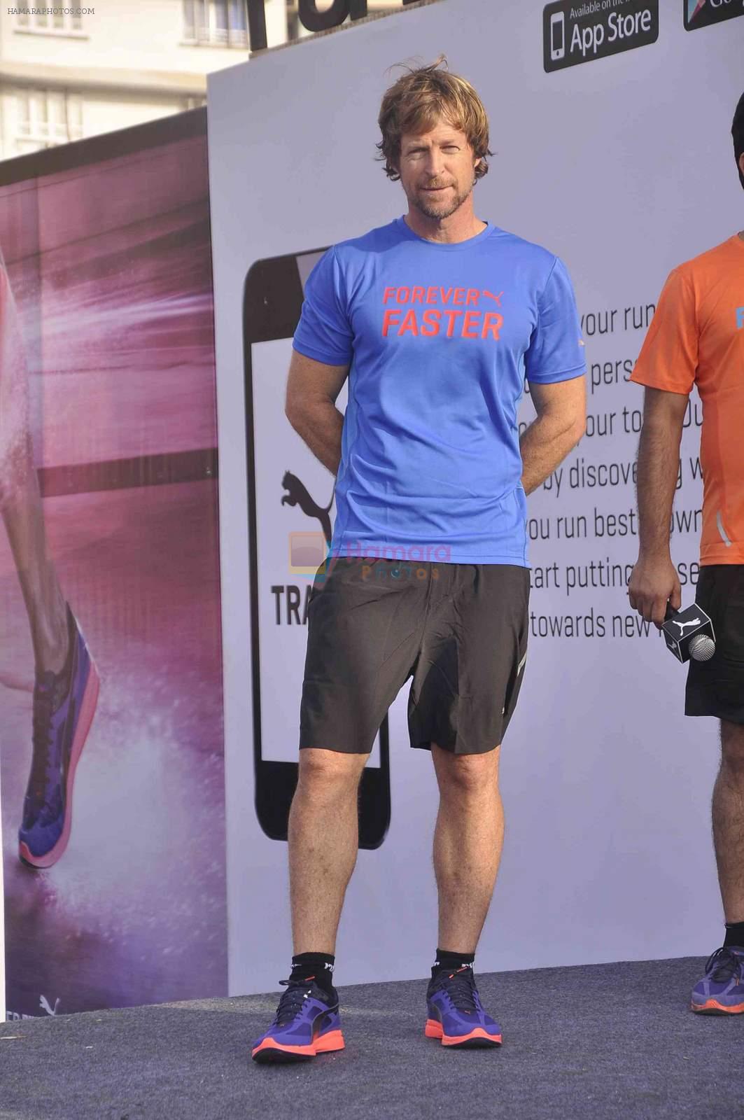 Jonty Rhodes grace the Puma Urban Stampede event in Mumbai on 4th May 2015