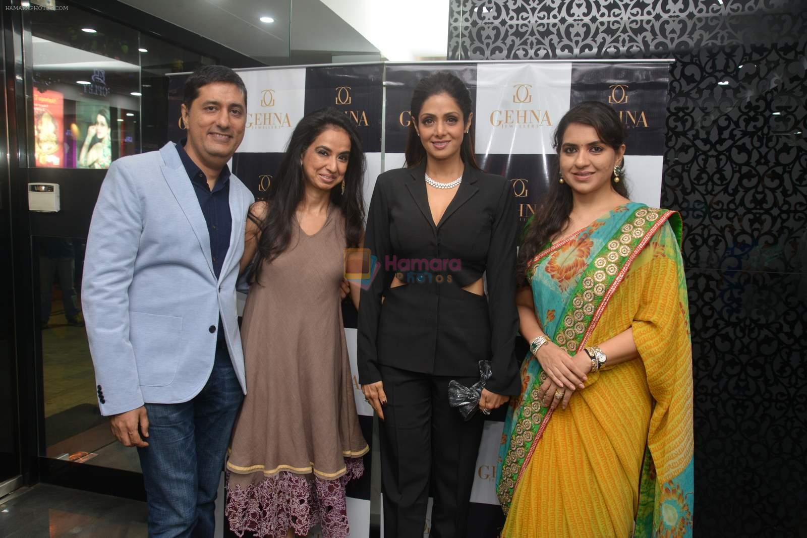 Sridevi at Shaina NC's collection launch for Gehna in Mumbai on 6th May 2015
