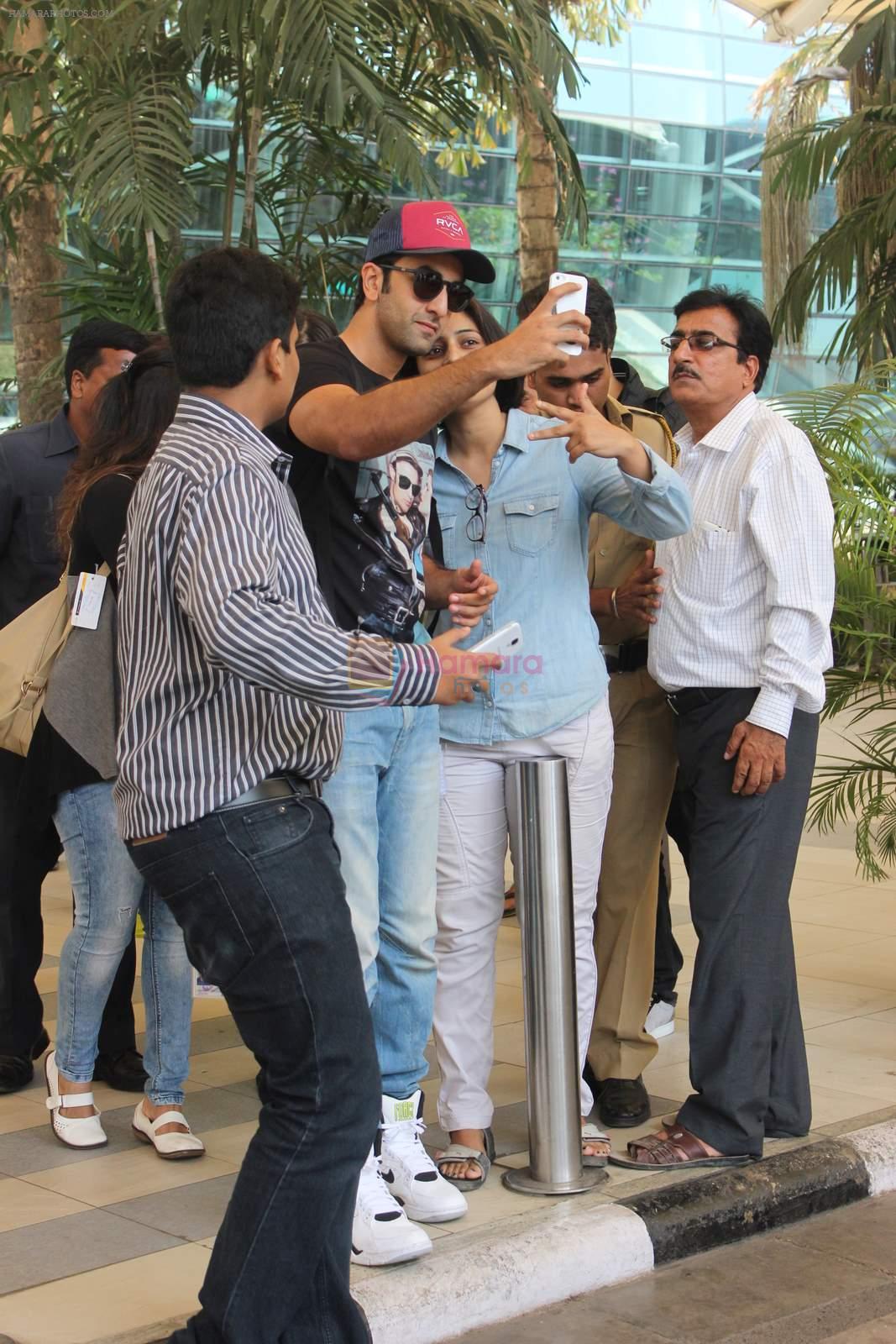 Ranbir Kapoor snapped at airport  on 6th May 2015