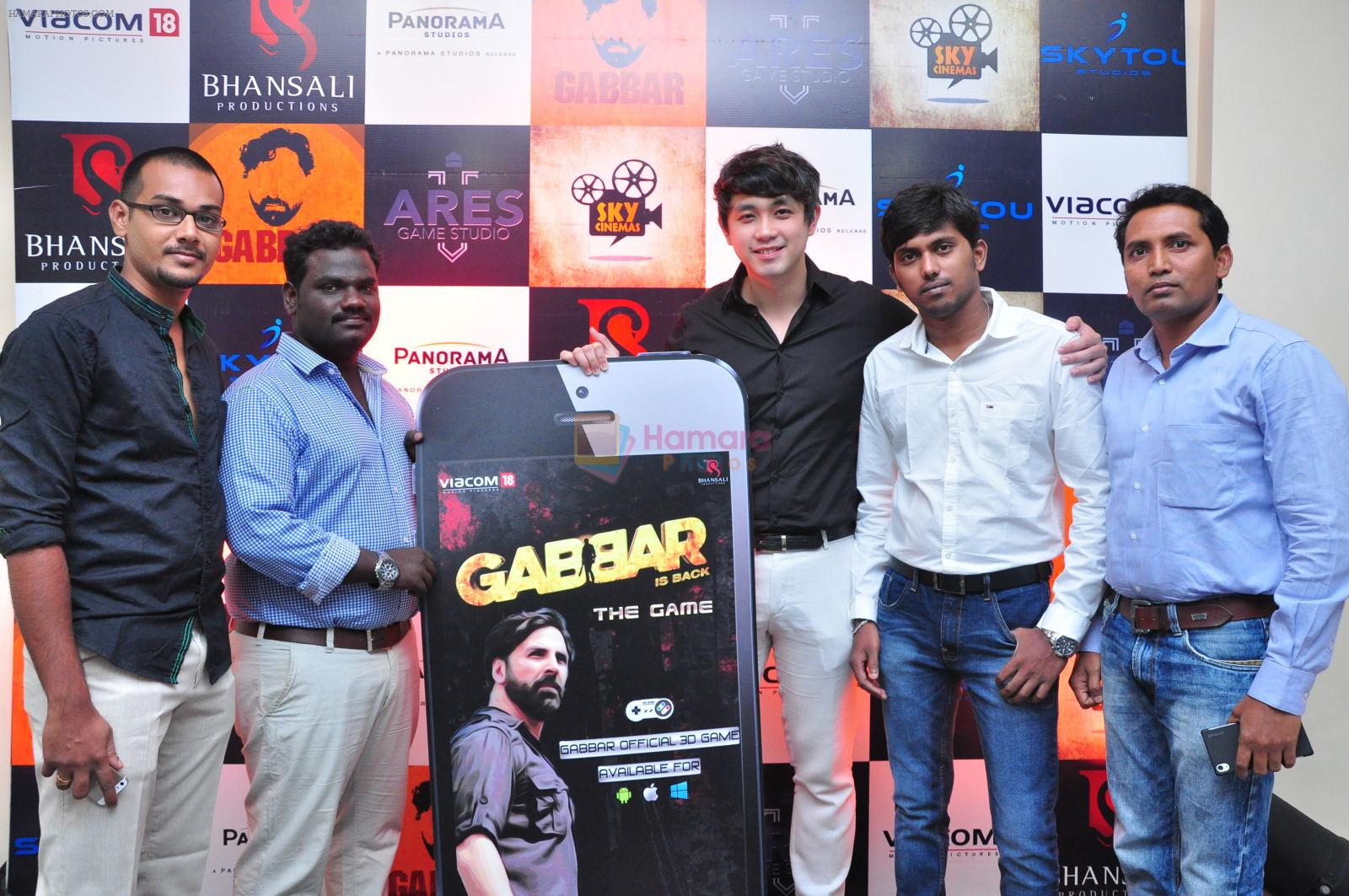 launches Gabbar Game in Ramoji Film City on 6th May 2015