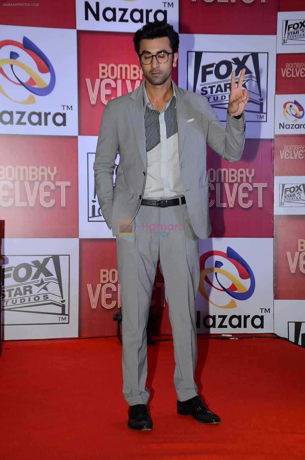 Ranbir Kapoor at Bombay Velvet game launch in Mumbai on 7th May 2015
