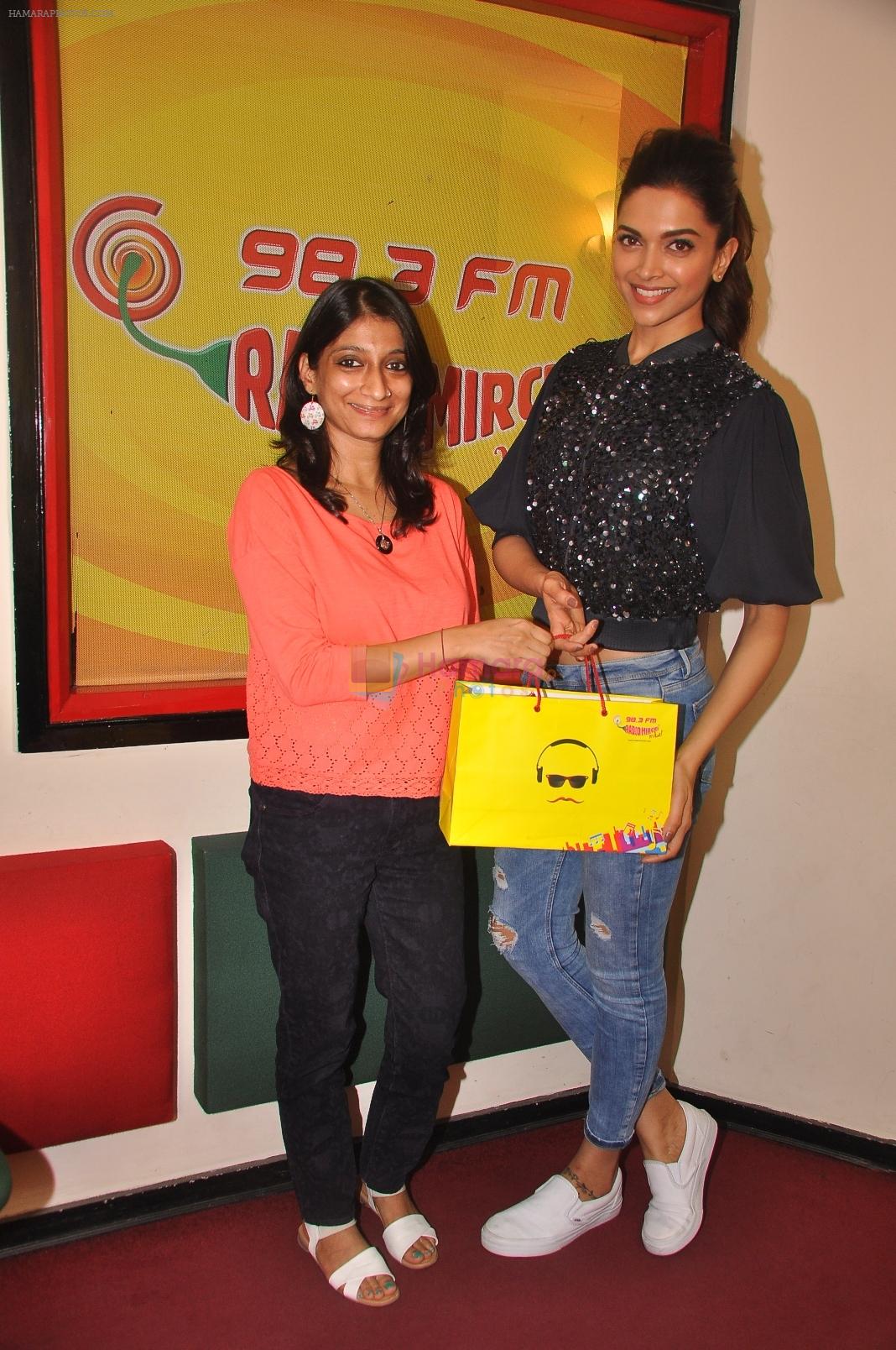Deepika Padukone at Radio Mirchi for promotion of Piku