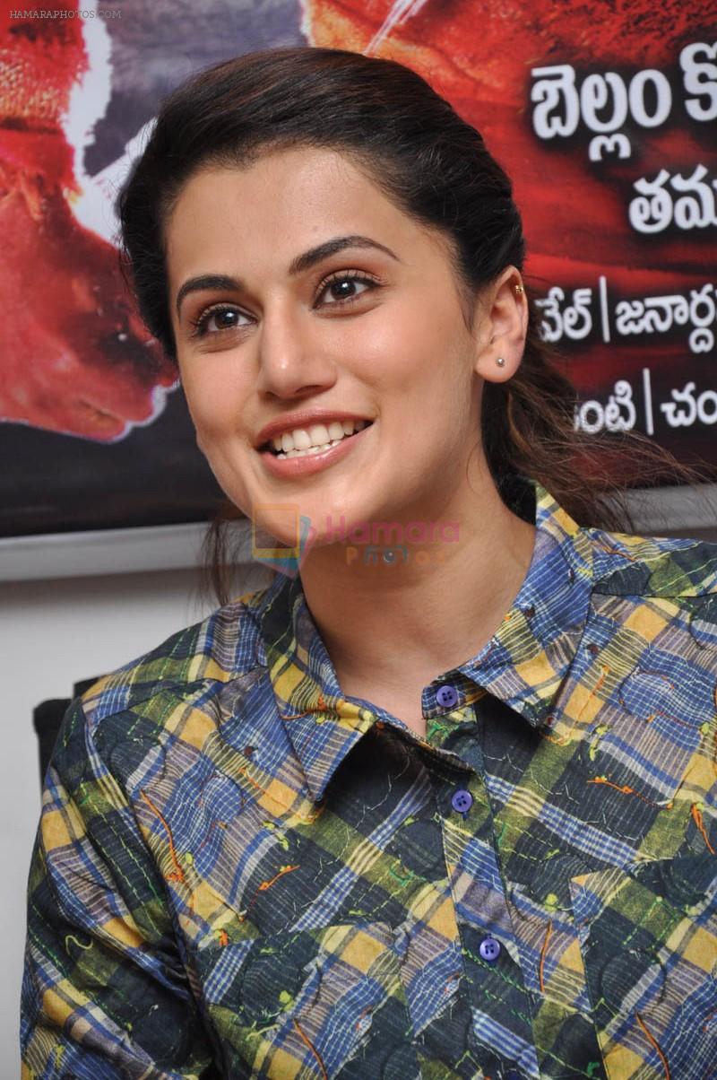 Taapsee Pannu at Press Meet on 9th May 2015