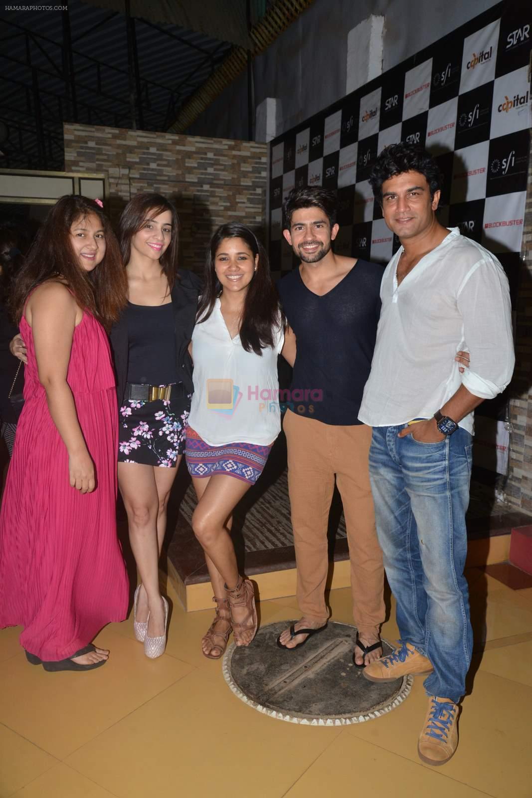 Sharad Kelkar, Keerti Kelkar,Hussain Kuwajerwala,Tina, Urvashi Dholakia at Narayani Shastri's Rann film screening in Star House, Andheri on 10th May 2015 (1