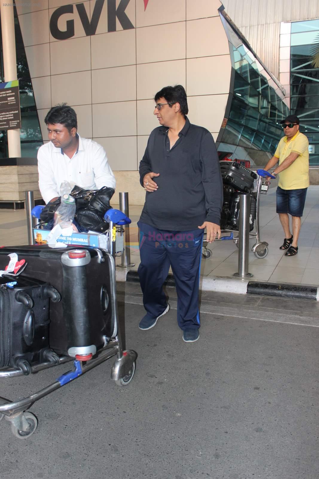 Vashu Bhagnani snapped at airport on 10th May 2015