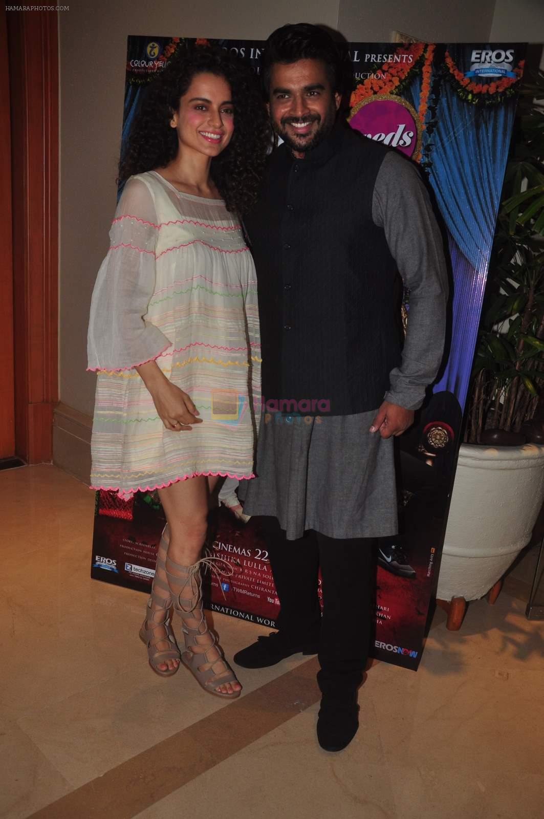 Kangana Ranaut and Madhavan promote Tanu Weds Manu 2 on 11th May 2015