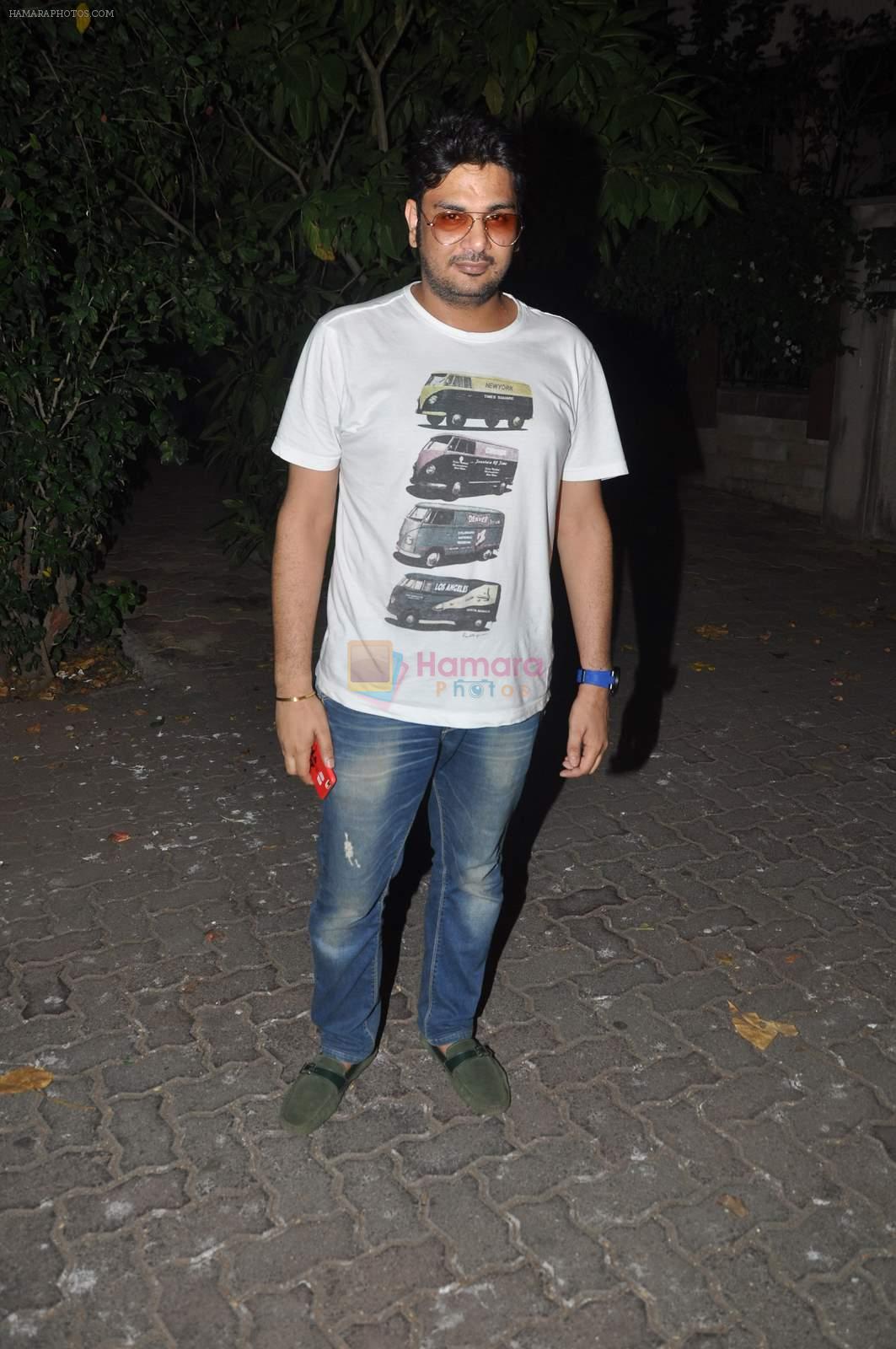 at Ranbir's bash for Bombay Velvet at home on 14th May 2015