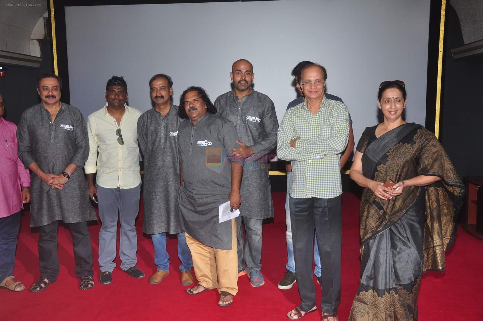 Sachin Khedekar at Nagrik film promotion in Mumbai on 18th May 2015