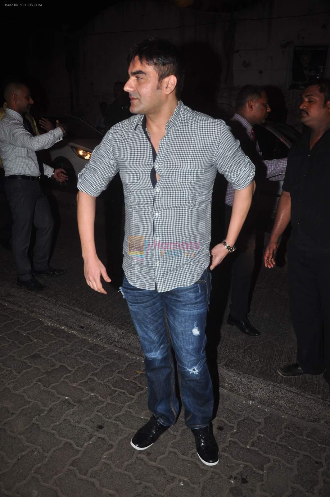 Arbaaz Khan at Deepika's success bash in Mumbai on 18th May 2015