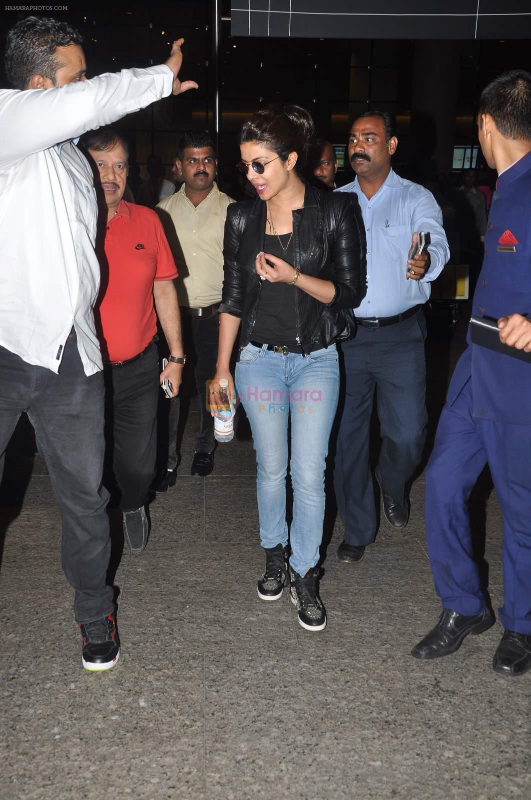 Priyanka Chopra snapped at airport  on 19th May 2015