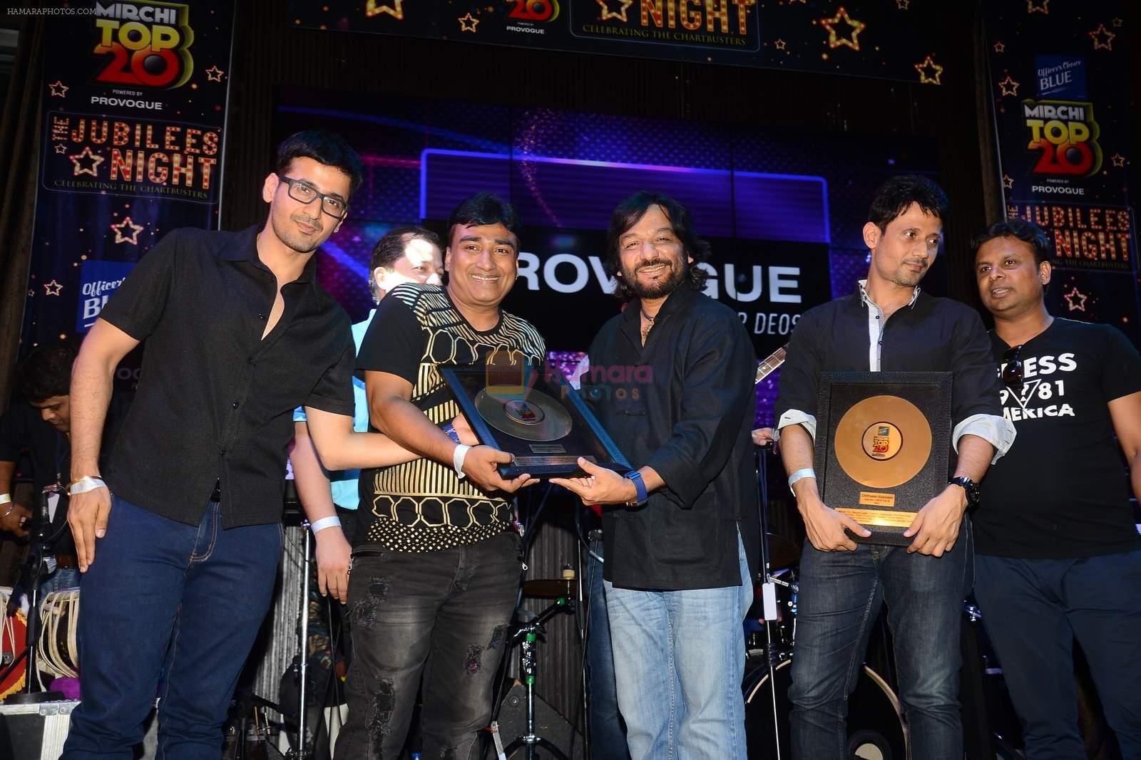 Roop Kumar Rathod at Radio Mirchi Top 20 Awards in Hard Rock Cafe on 20th May 2015