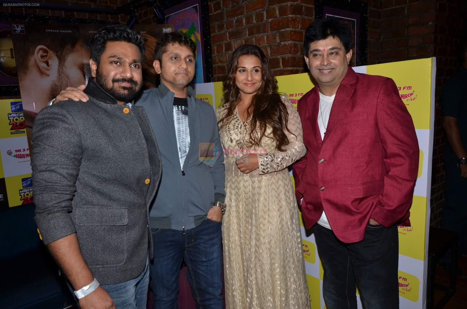 Vidya Balan, Mohit Suri at Radio Mirchi Top 20 Awards in Hard Rock Cafe on 20th May 2015