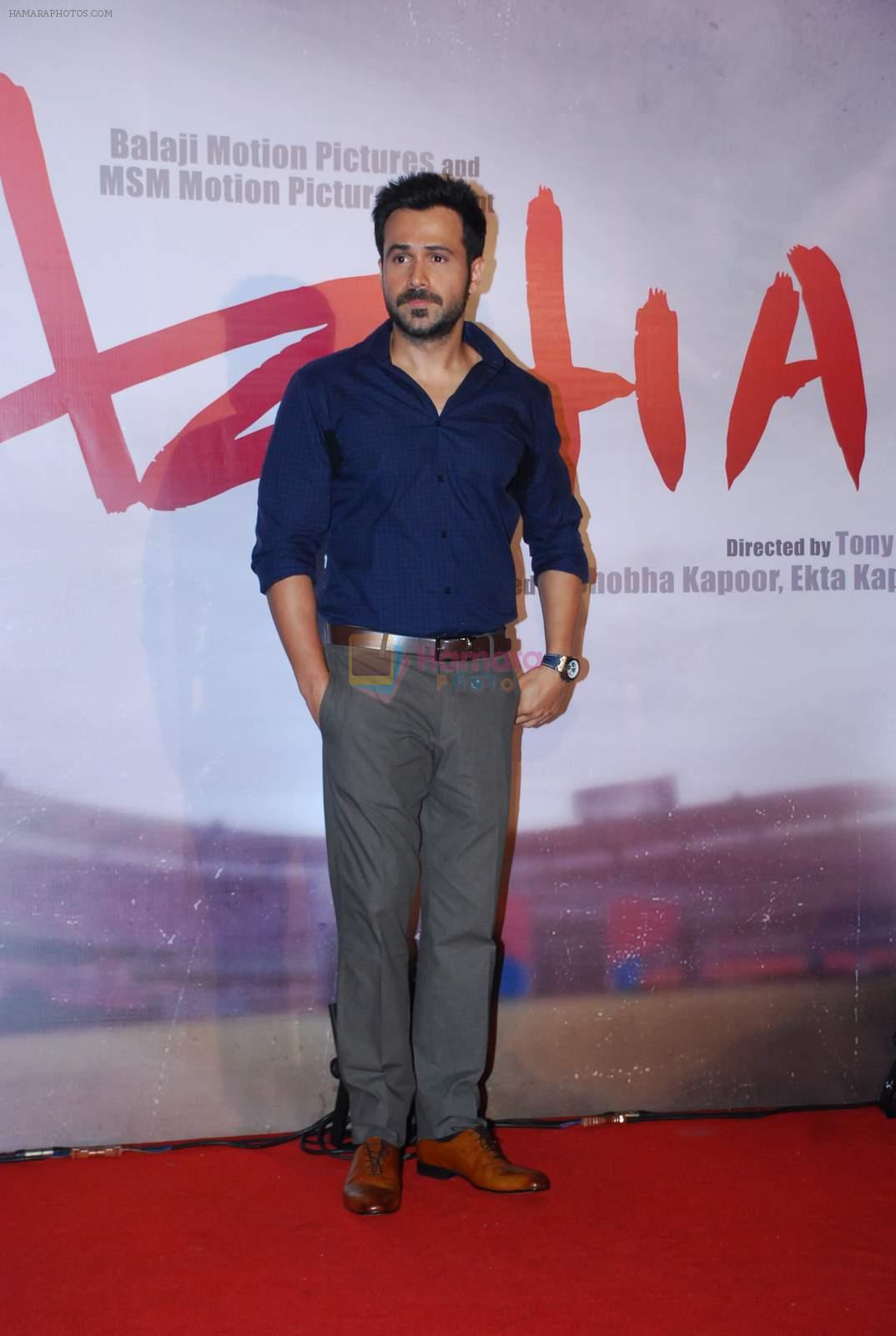 Emraan Hashmi at Ekta Kapoor's Azhar film launch in PVR, Mumbai on 21st May 2015