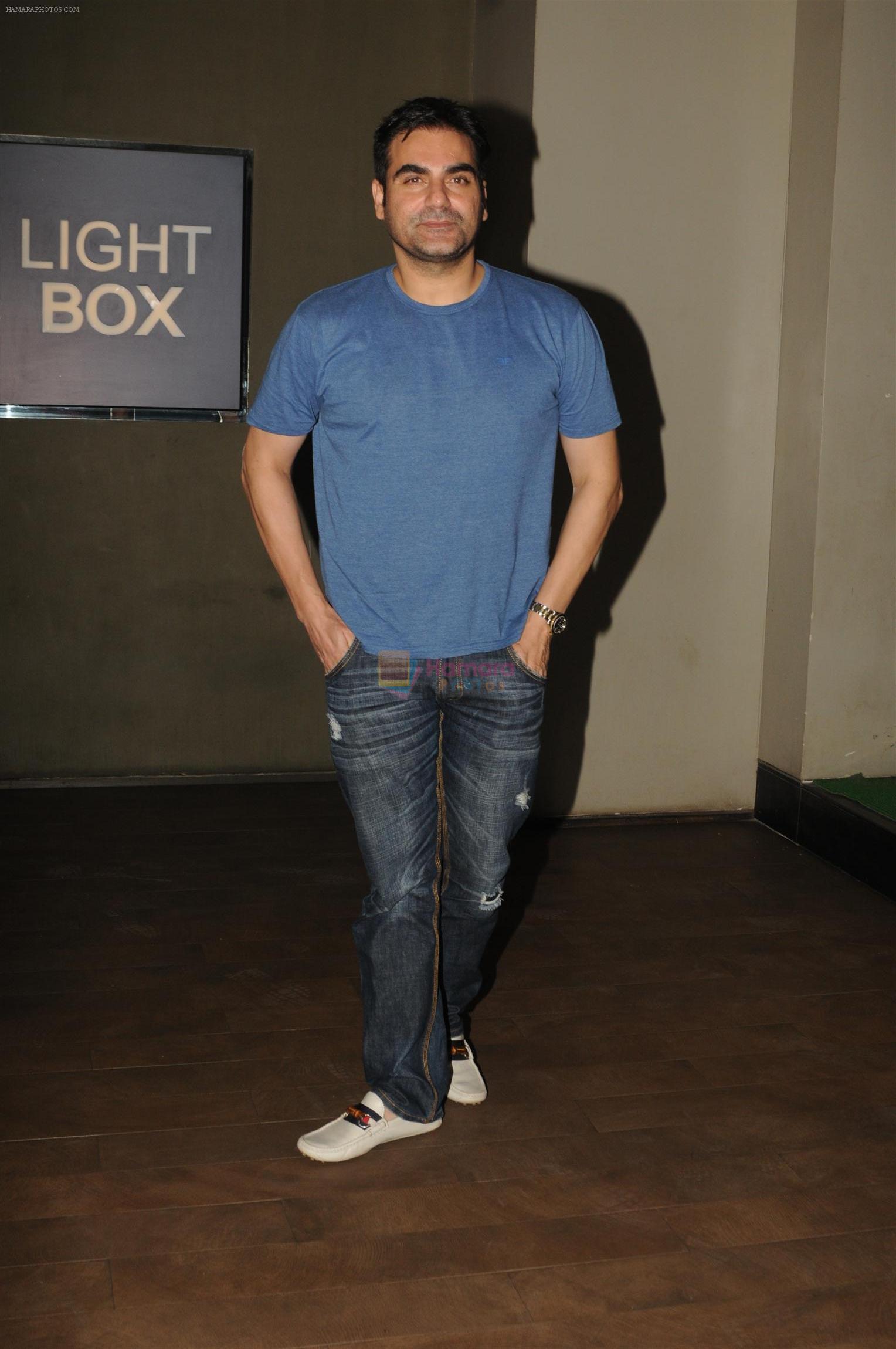 Arbaaz Khan at special screening of film Tanu Weds Manu Returns in Light Box, Mumbai on 21st May 2015