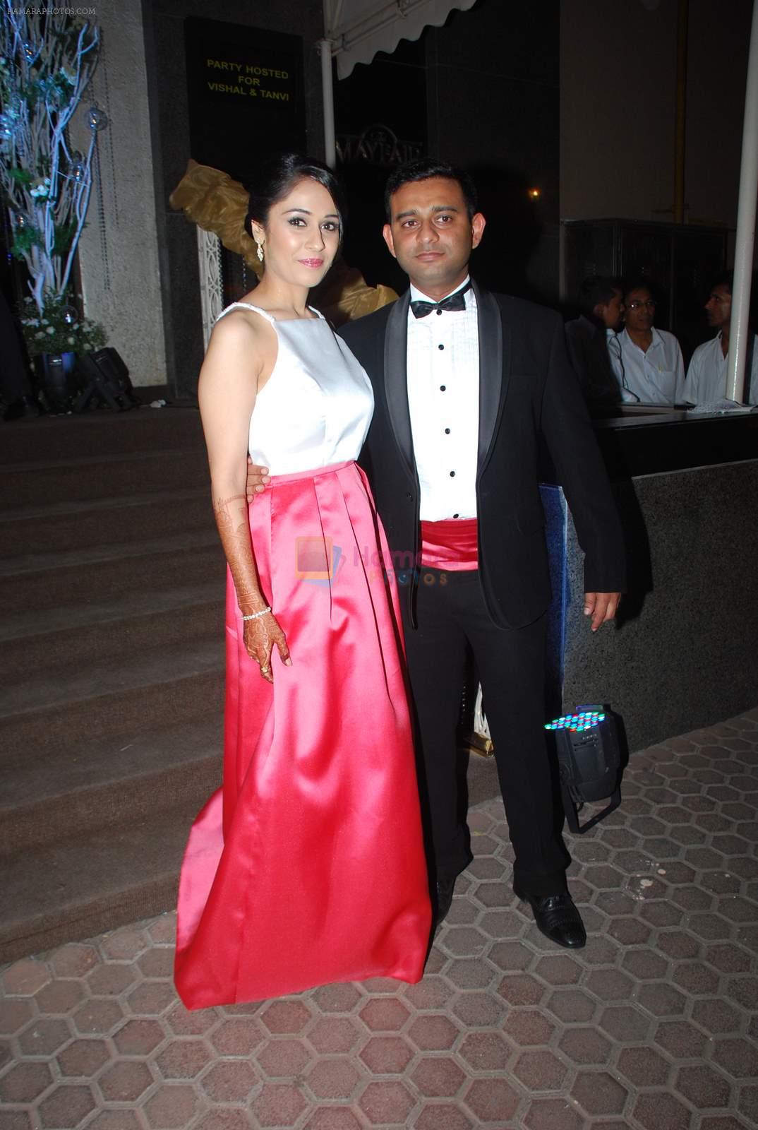 at director Vishal Mahadkar's wedding reception in Mumbai on 23rd May 2015