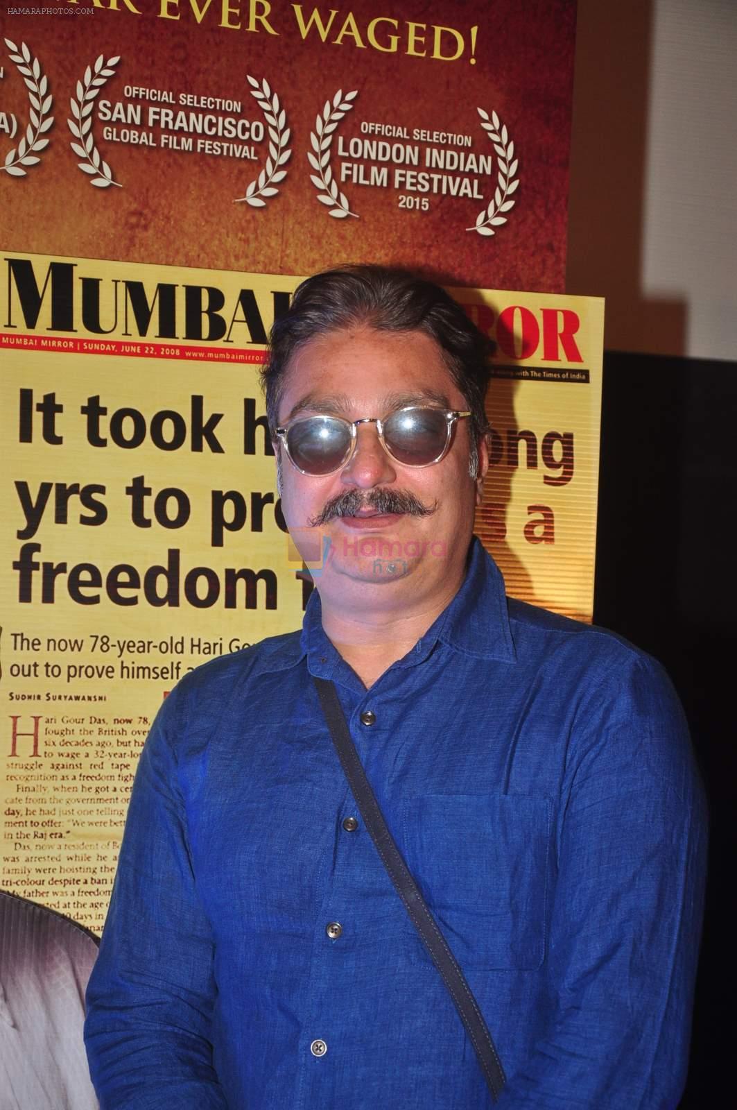 Vinay Pathak at Gour Hari Daastan film launch in Cinemax, Mumbai on 25th May 2015