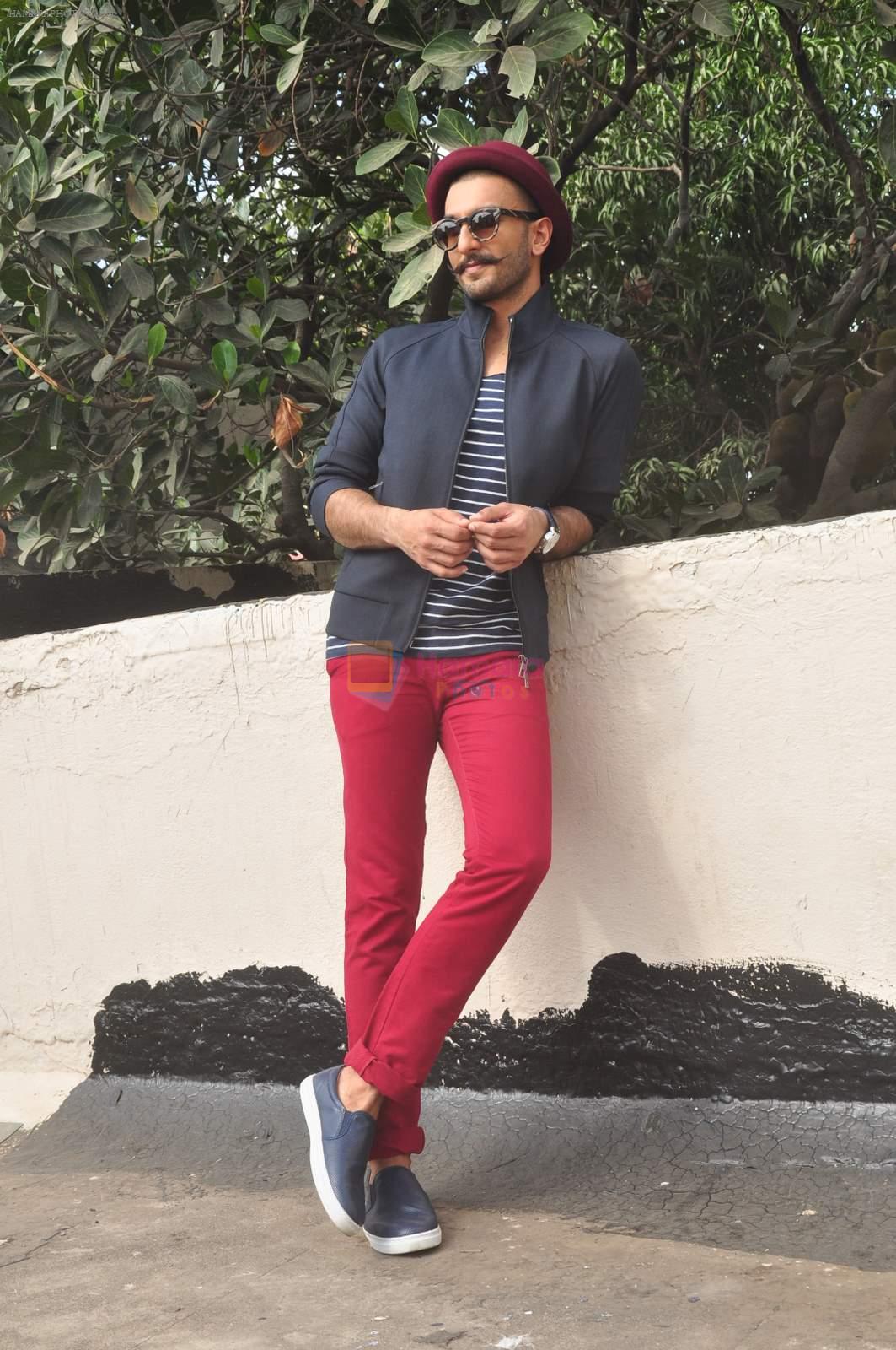 Ranveer Singh interviews in Mumbai on 27th May 2015