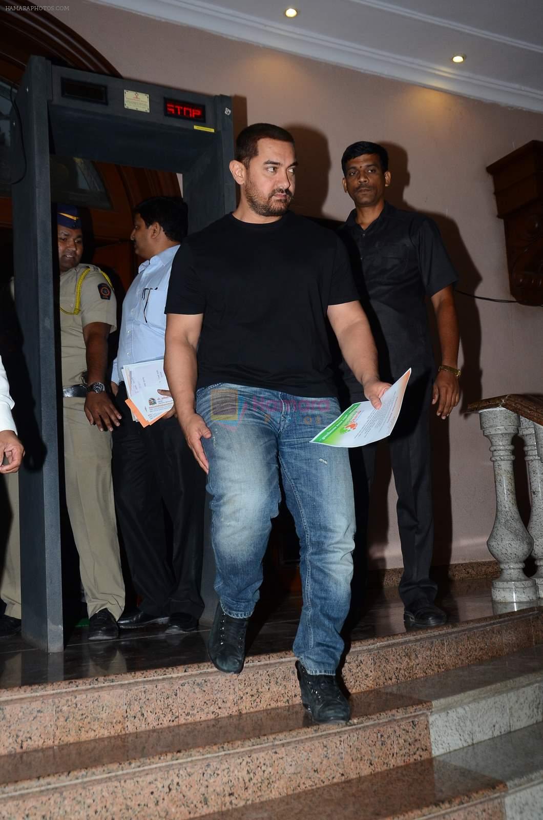 Aamir Khan at Swachata Diwas Event on 29th May 2015