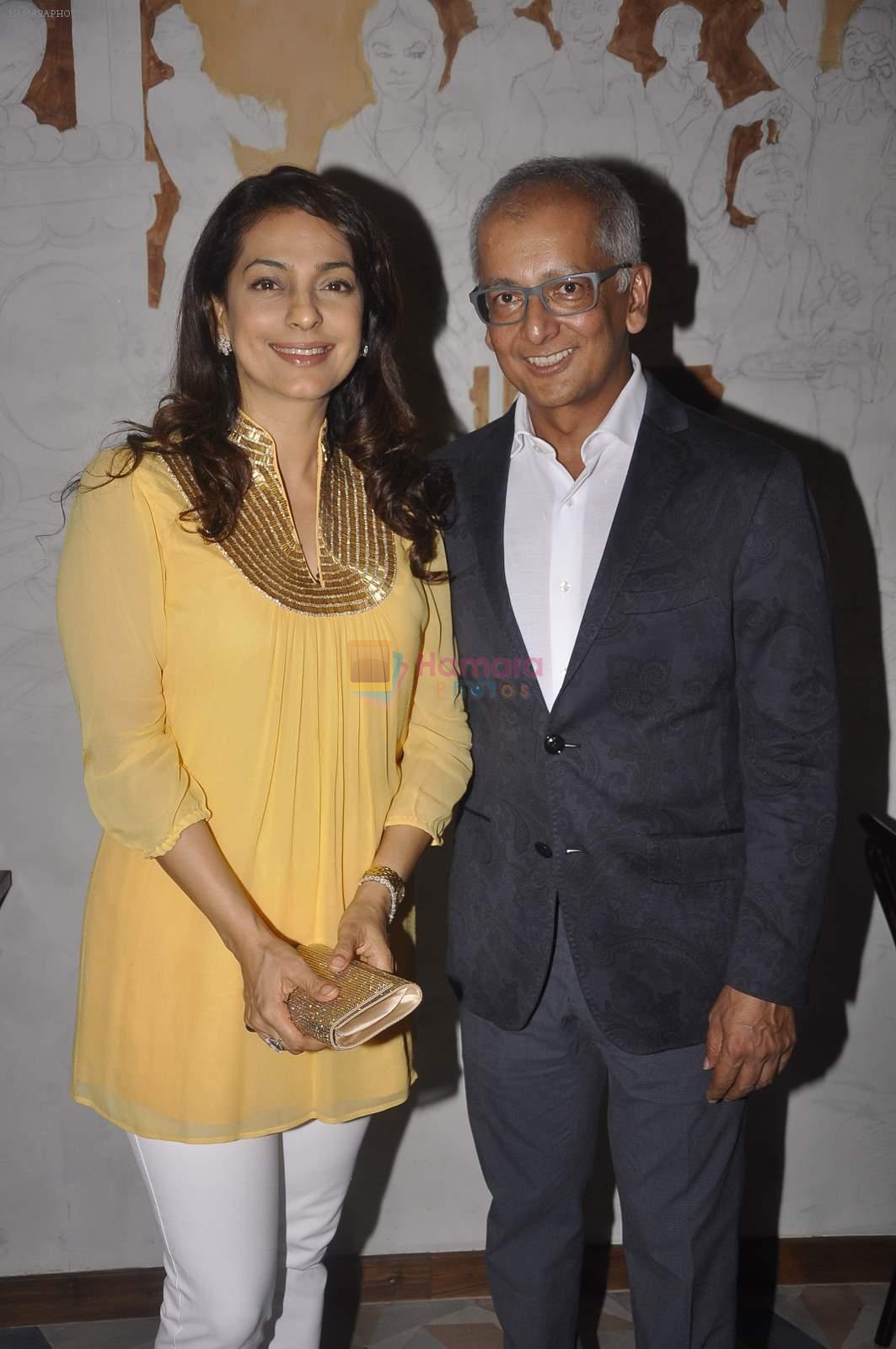 Juhi Chawla at the launch of Pizza Metro Pizza in Kemps Corner on 30th May 2015