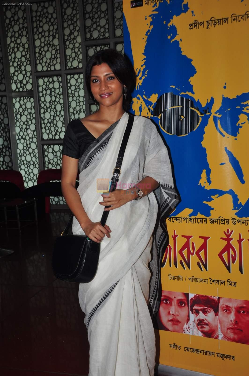Konkona Sen Sharma promotes her Bengali film in Mumbai on 31st May 2015
