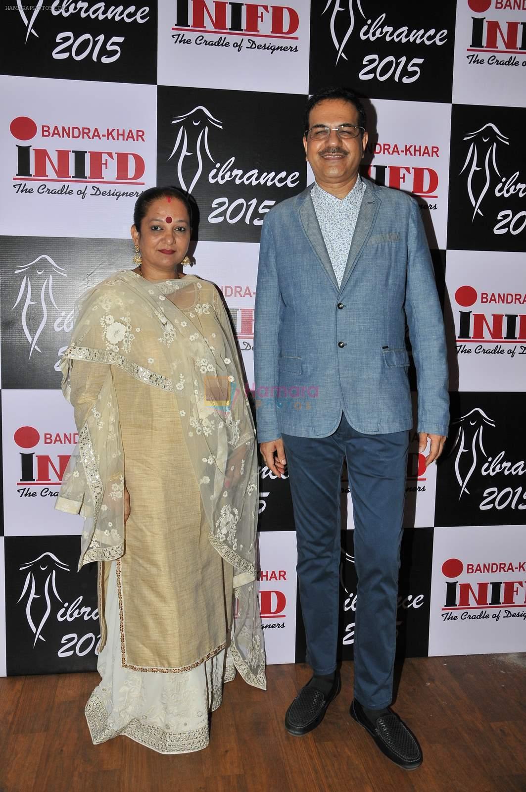 Bharat and Dorris at INIFD show in Mumbai on 1st June 2015