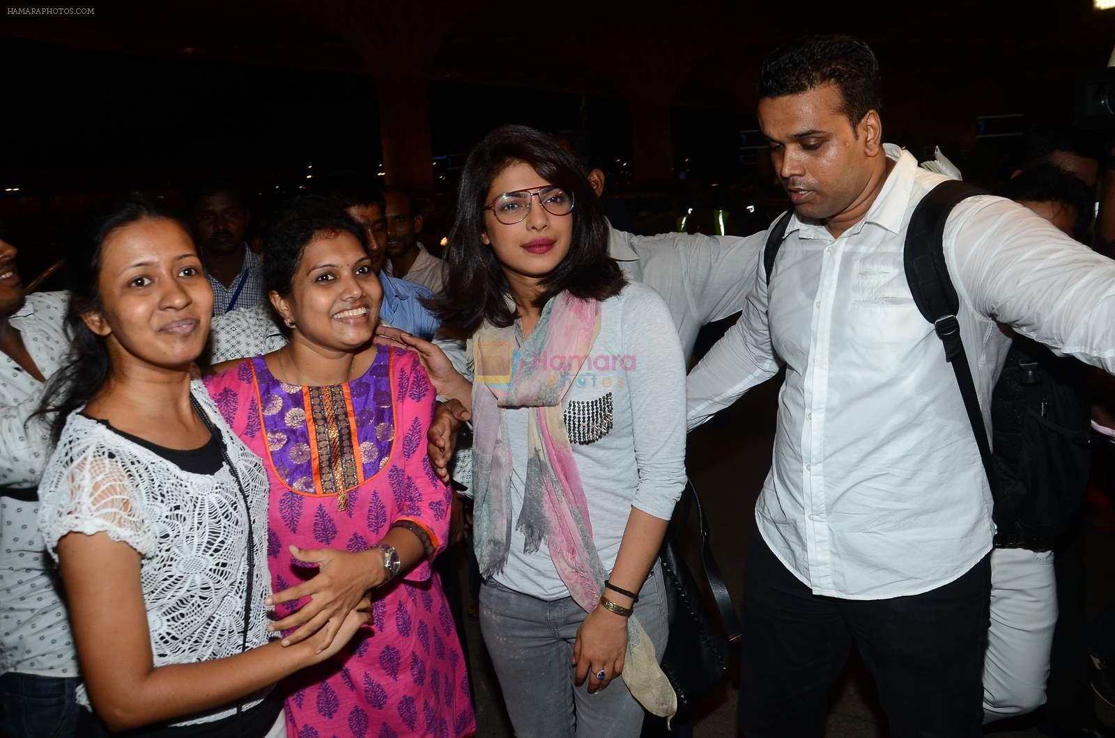 Priyanka Chopra depart for IIFA on 5th June 2015