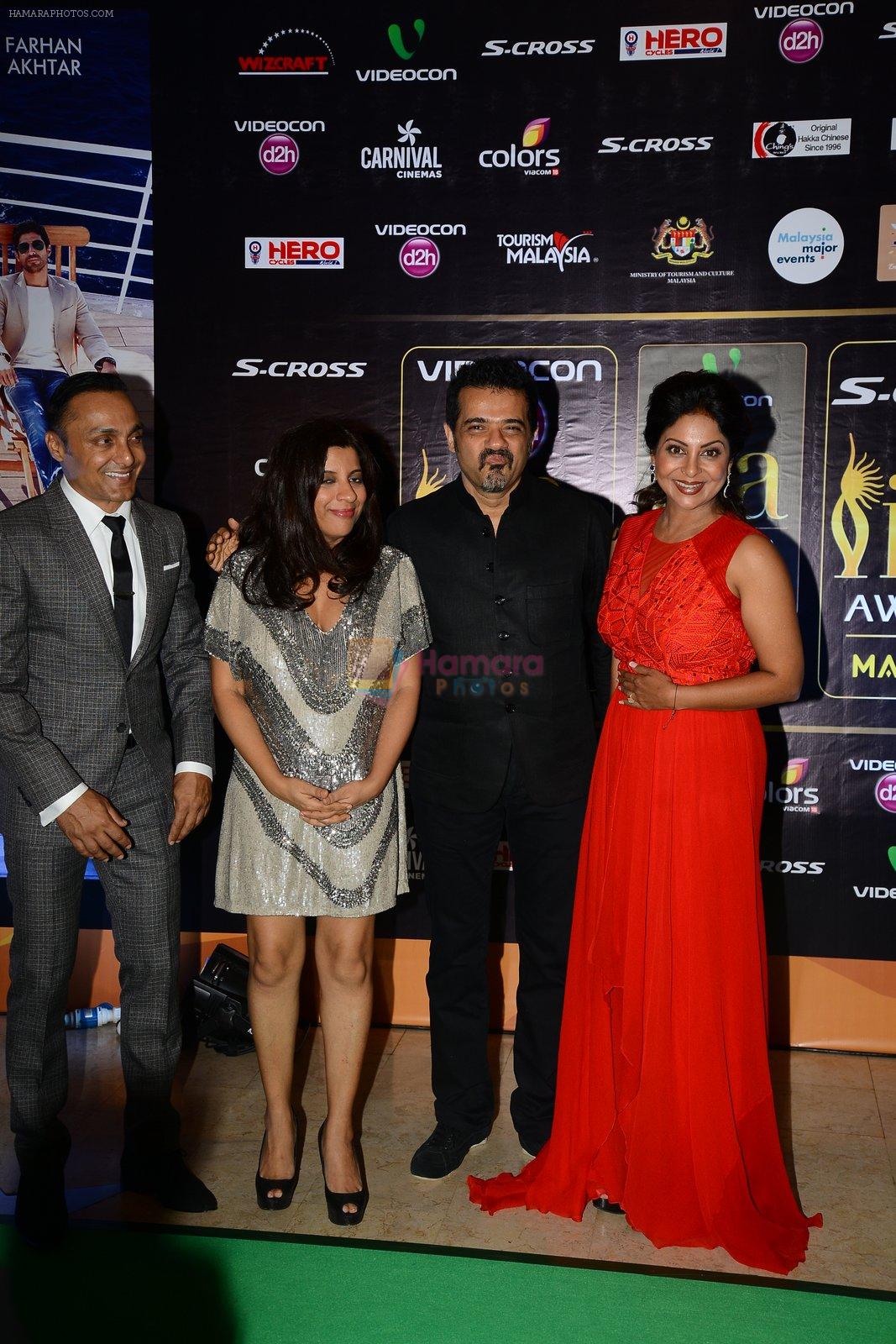 Rahul Bose, Zoya Akhtar, Ehsaan Noorani, Shefali Shah at Dil Dhadakne Do premiere at IIFA Awards on 6th June 2015