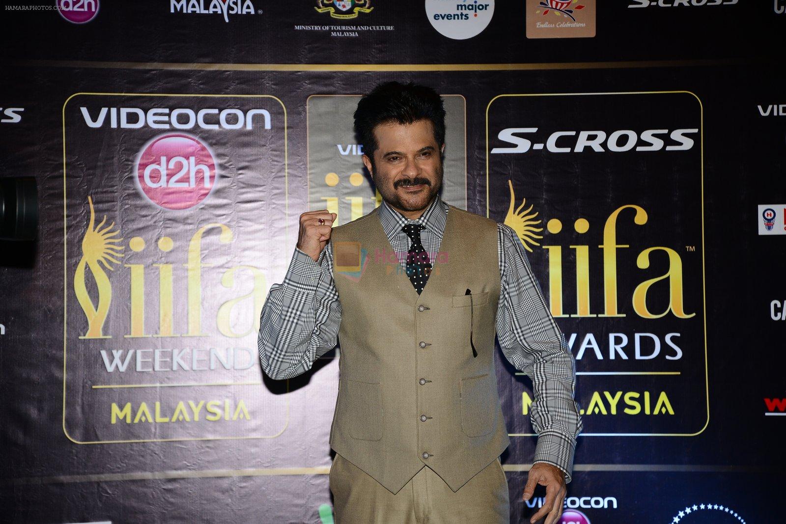 Anil Kapoor at Dil Dhadakne Do premiere at IIFA Awards on 6th June 2015