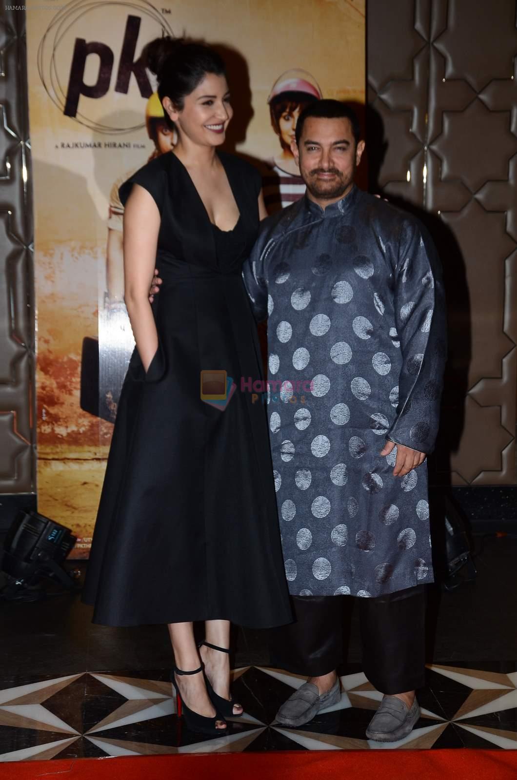 Anushka Sharma, Aamir Khan at PK success bash in Mumbai on 10th June 2015