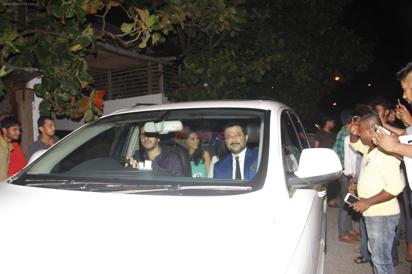 Anil Kapoor, Ritesh Sidhwani at Dil Dhadakne Do dinner at Zoya's house on 10th June 2015