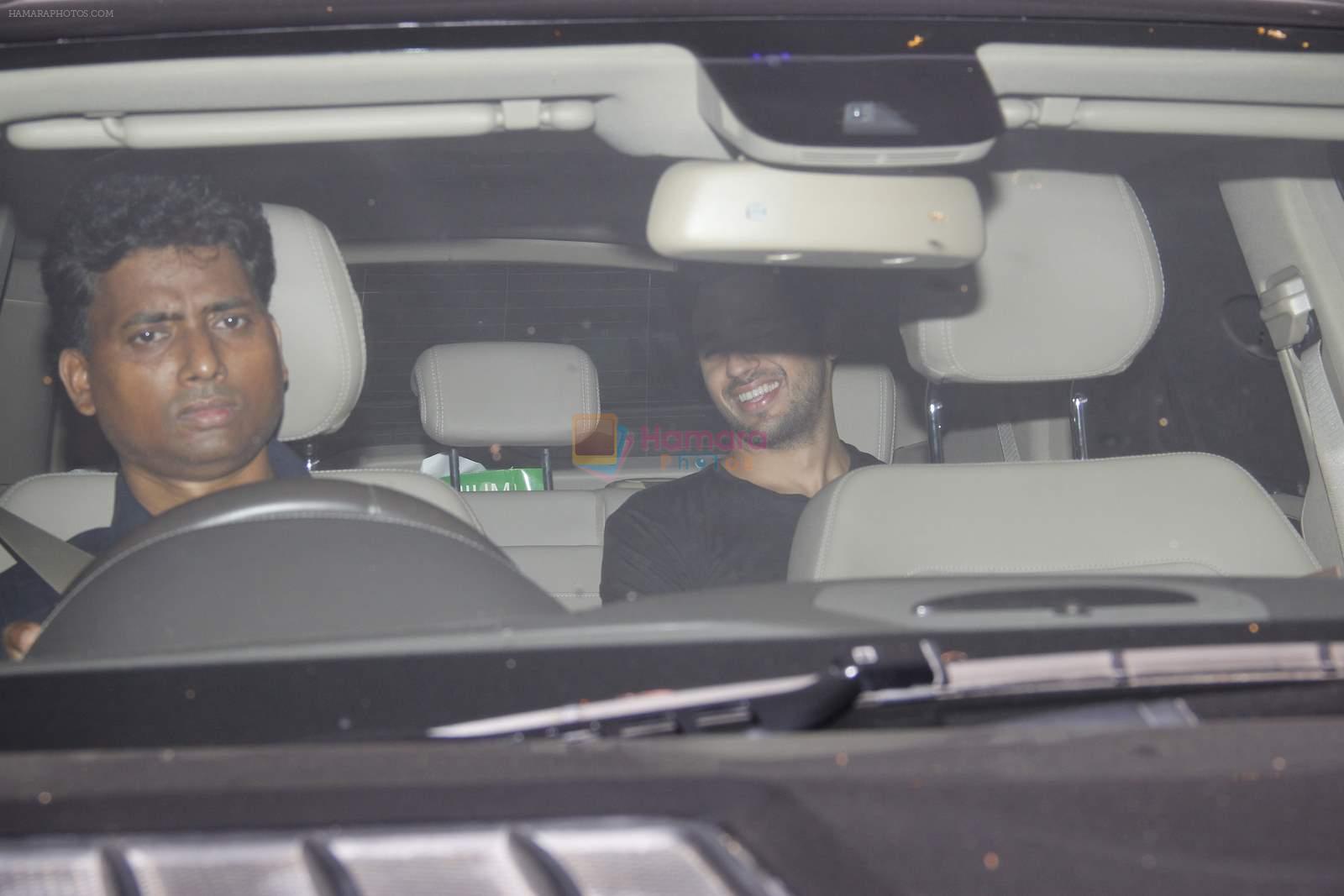 Sidharth Malhotra at Karan's house for Brother film bash on 10th June 2015