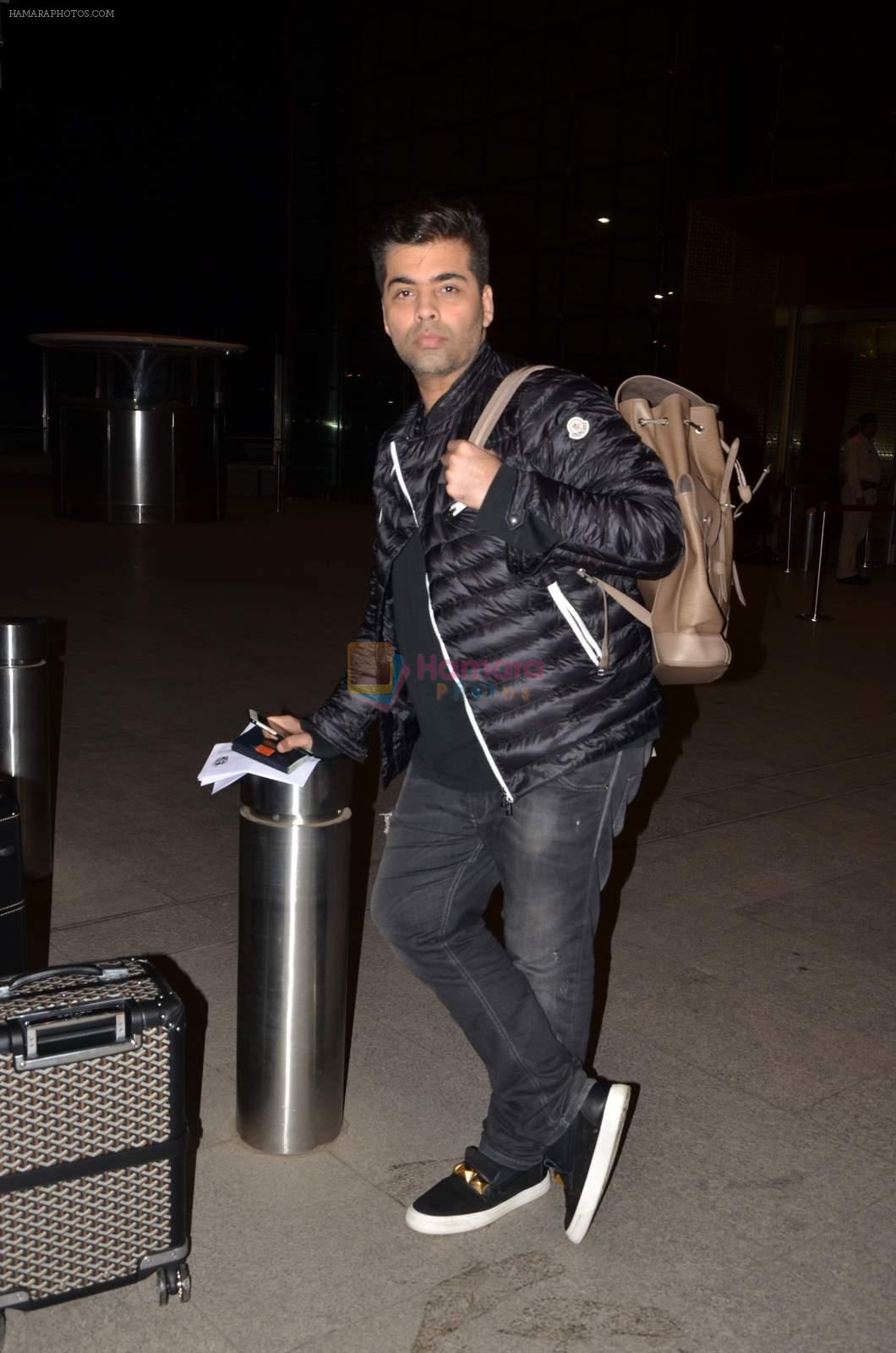 Karan Johar snapped at international airport on 11th June 2015