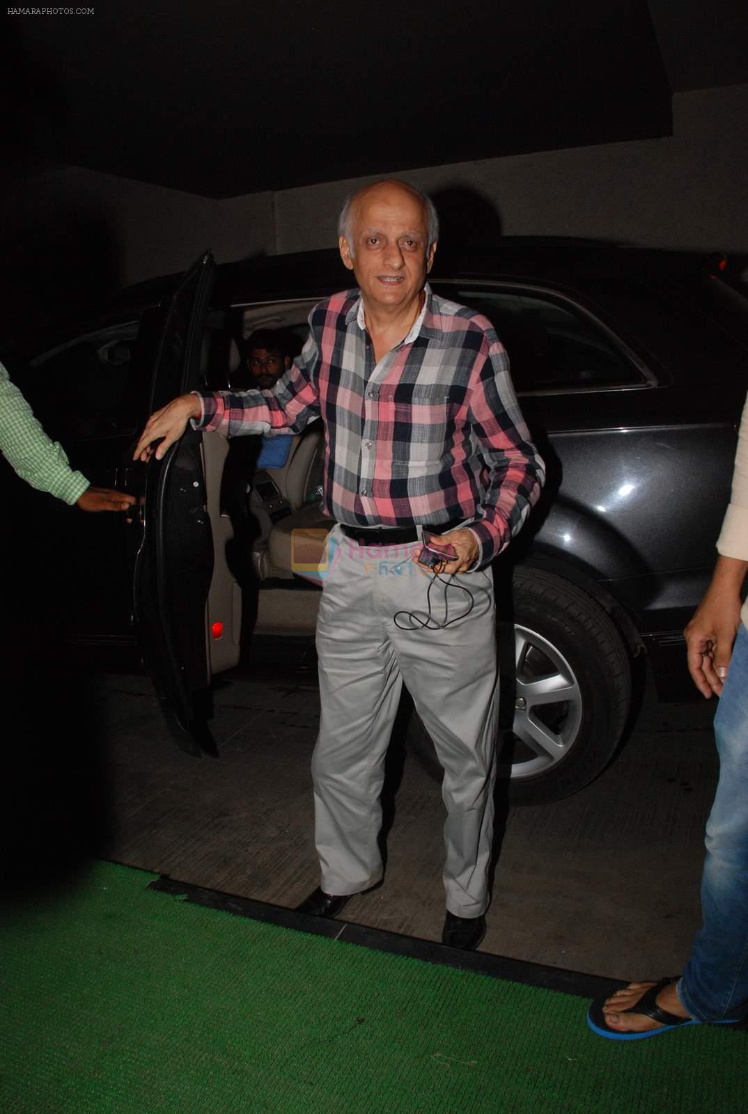 Mukesh Bhatt at Hamari Adhuri Kahani screening in Lightbox on 12th June 2015