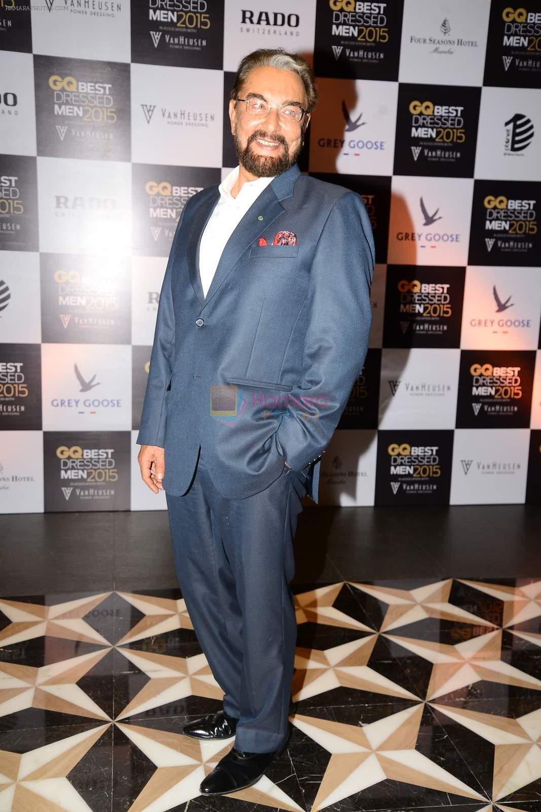 Kabir Bedi at GQ Best-Dressed Men in India 2015 in Mumbai on 12th June 2015