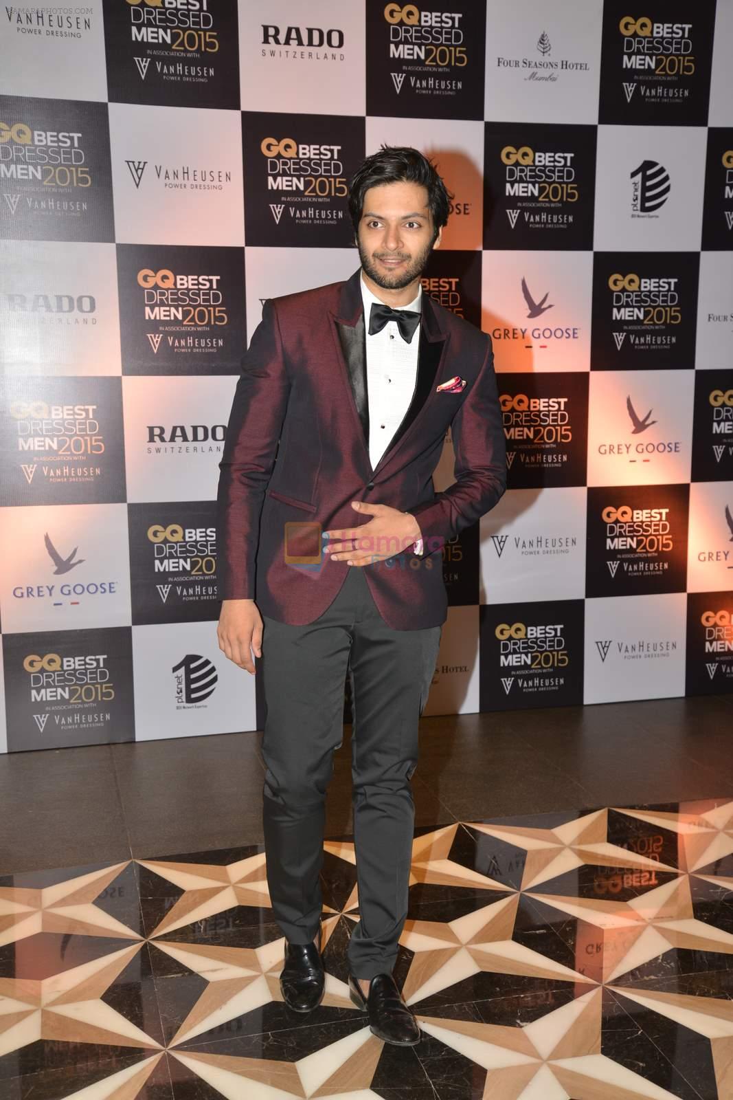 Ali Fazal at GQ Best-Dressed Men in India 2015 in Mumbai on 12th June 2015