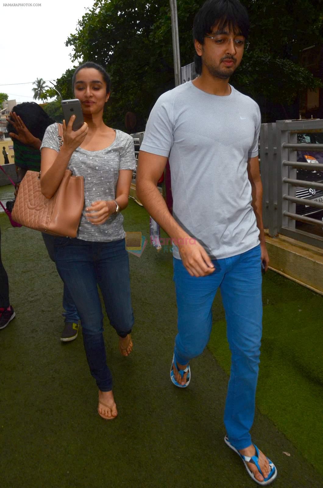 Shraddha Kapoor snapped with cousin Priyank on 14th June 2015