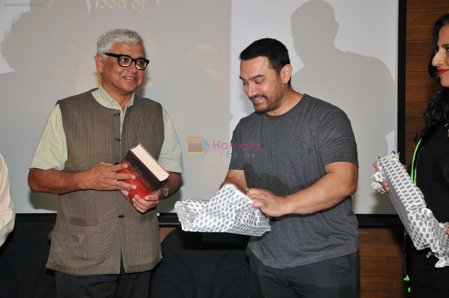 Aamir Khan at the launch of Amitav Ghosh's book on 16th June 2015