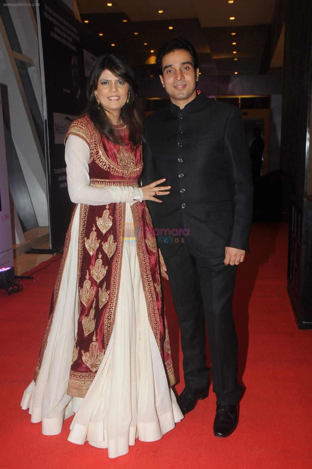 Dr Sunita Dube With Dr Niraj Dube at Medscape Awards on 25th June 2015