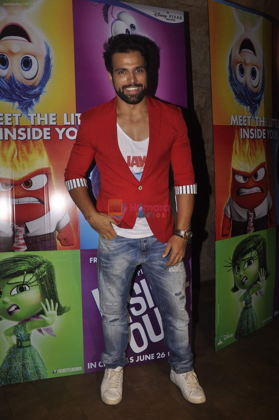 Rithvik Dhanjani at the Special screening of Inside Out in Mumbai on 25th June 2015