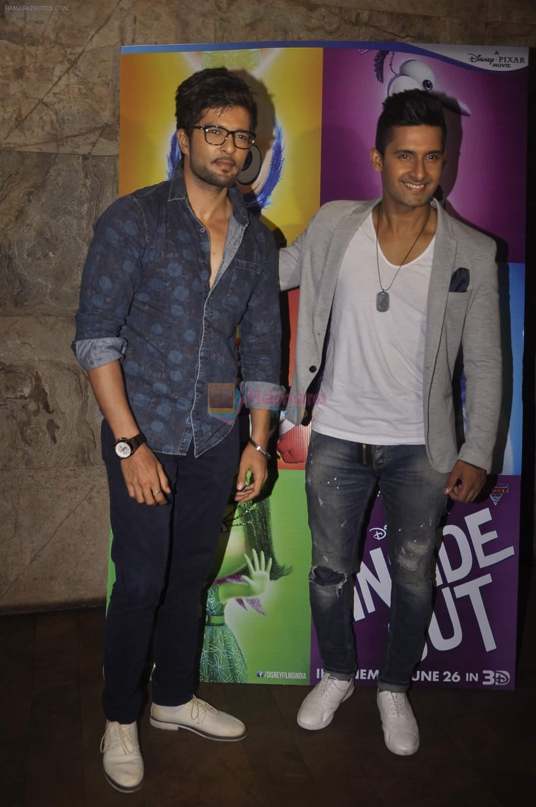 Raqesh Vashisth, Ravi Dubey at the Special screening of Inside Out in Mumbai on 25th June 2015