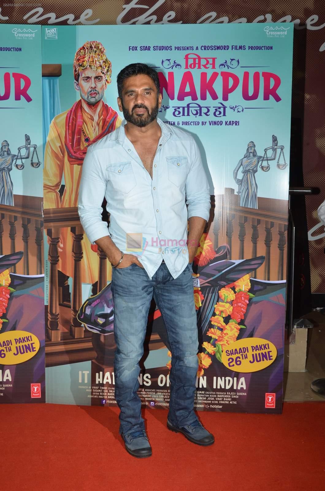 Sunil Shetty at Miss Tanakpur premiere in Mumbai on 25th June 2015