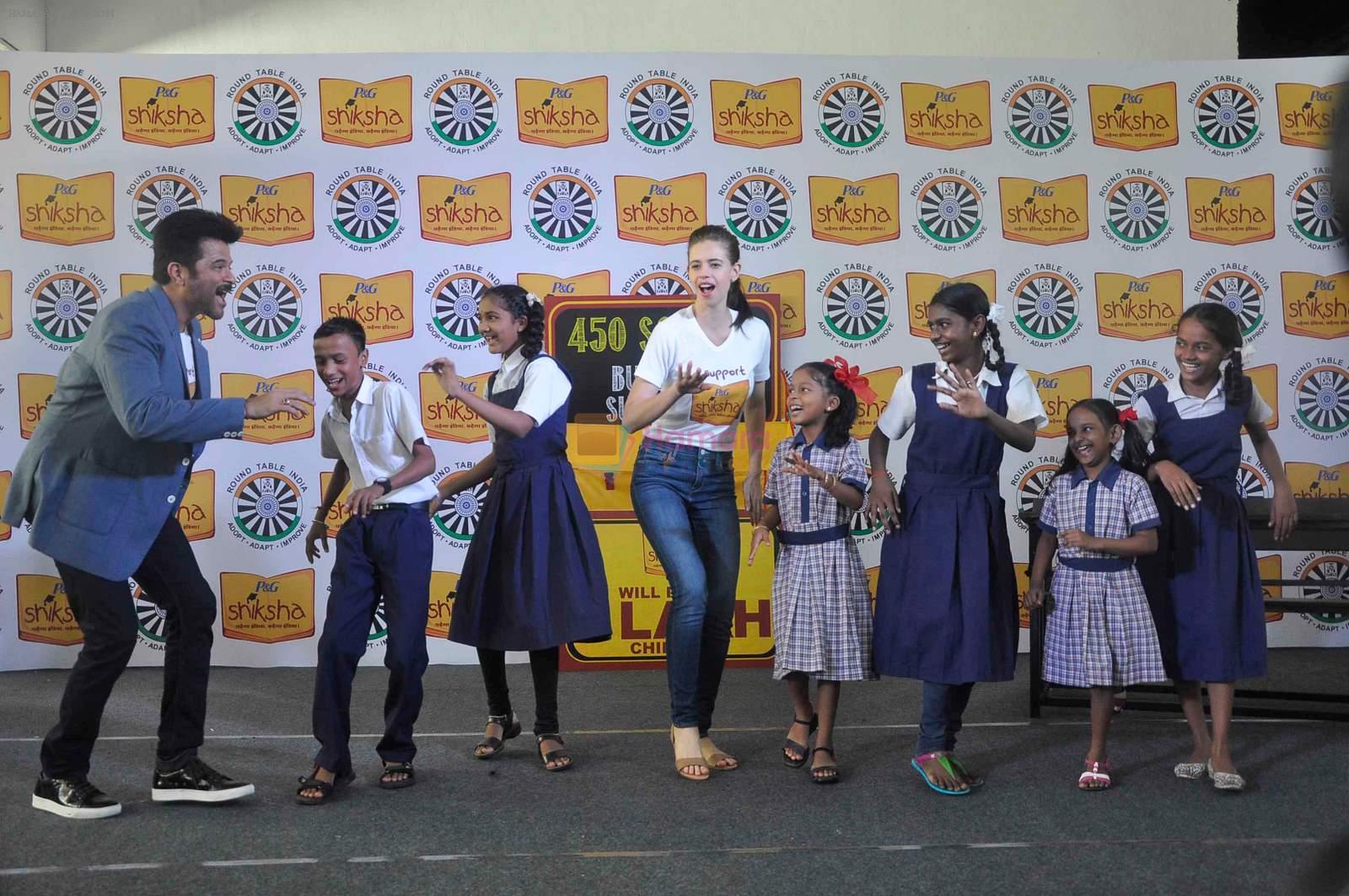 Anil Kapoor, Kalki Koechlin at Shiksha Event on 25th June 2015