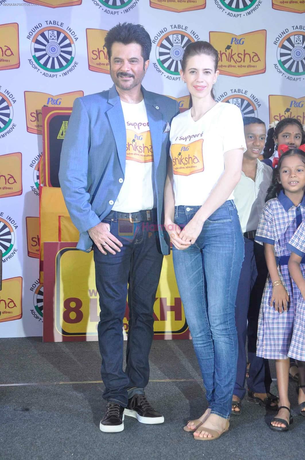 Anil Kapoor, Kalki Koechlin at Shiksha Event on 25th June 2015