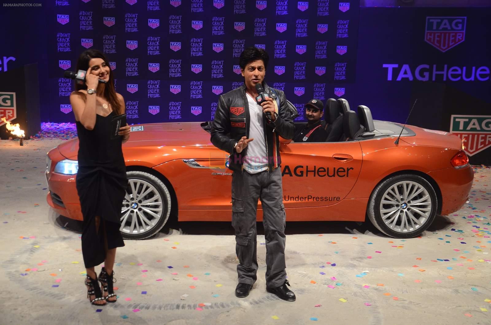 Shah Rukh Khan launches Tag Heuer's Don_t Crack Under Pressure initiative in Mumbai on 29th June 2015