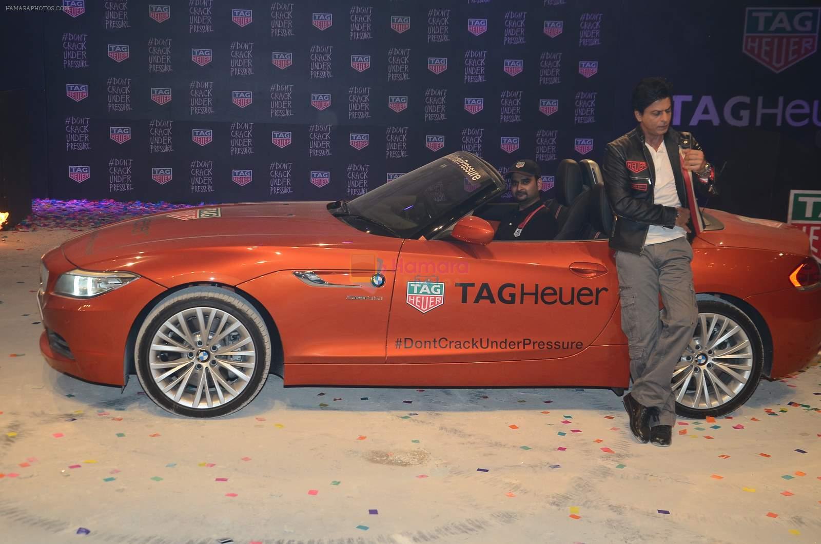 Shah Rukh Khan launches Tag Heuer's Don_t Crack Under Pressure initiative in Mumbai on 29th June 2015