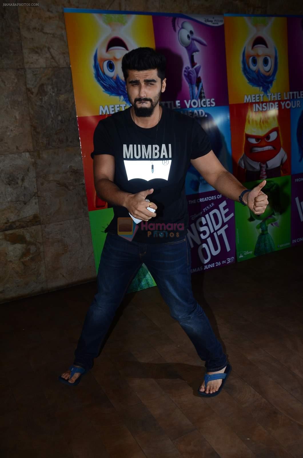 Arjun Kapoor at Inside Outside screening at lightbox on 30th June 2015