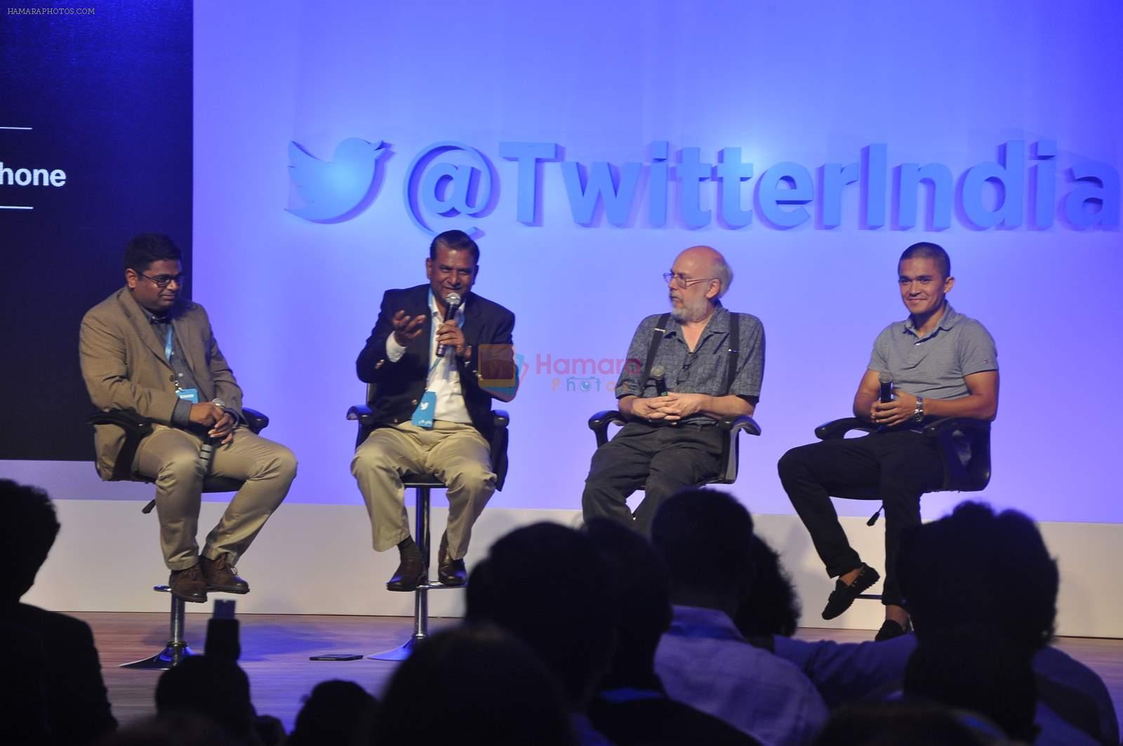 Sunil chetri at twitter India Event on 30th June 2015